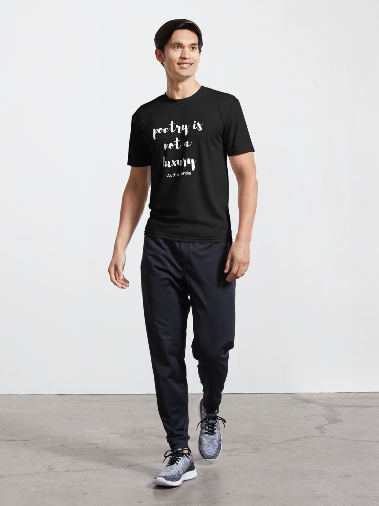 Discover Poetry is not a luxury! | Active T-Shirt