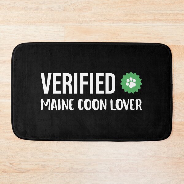 Item preview, Verified | Cat Lover | Maine Coon Cat designed and sold by Fluffy-Vectors.