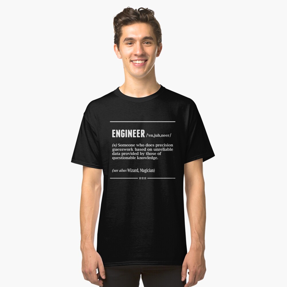 engineer noun t shirt