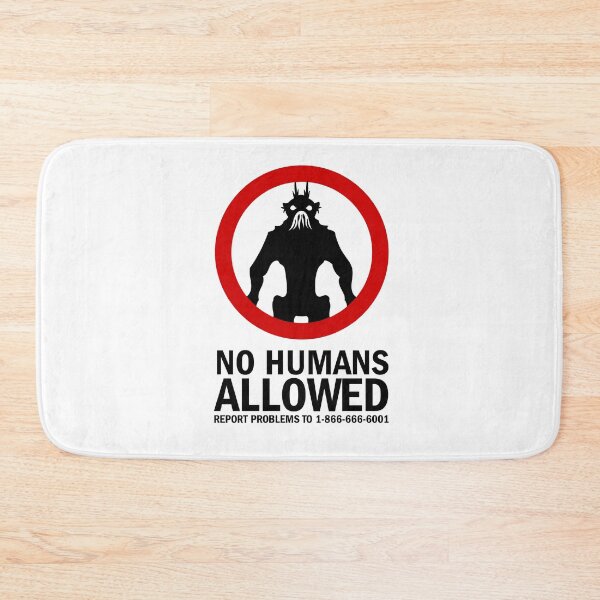 Item preview, No Humans Allowed designed and sold by Meta Cortex.