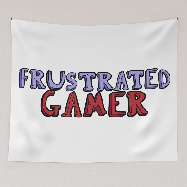 Item preview, Frustrated gamer, violet and red  designed and sold by Yellowsprint.