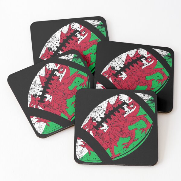 Artikelvorschau, Weinlese-Rugby-Wales-Flaggenfußball-lustiges Geschenk entworfen und verkauft von Shop signer.