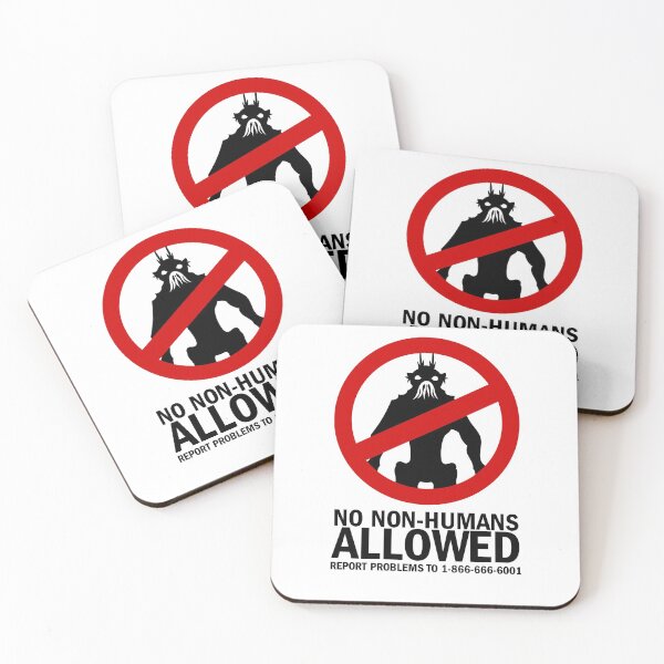 Item preview, No Non-Humans Allowed designed and sold by McPod.