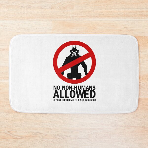 Item preview, No Non-Humans Allowed designed and sold by Meta Cortex.