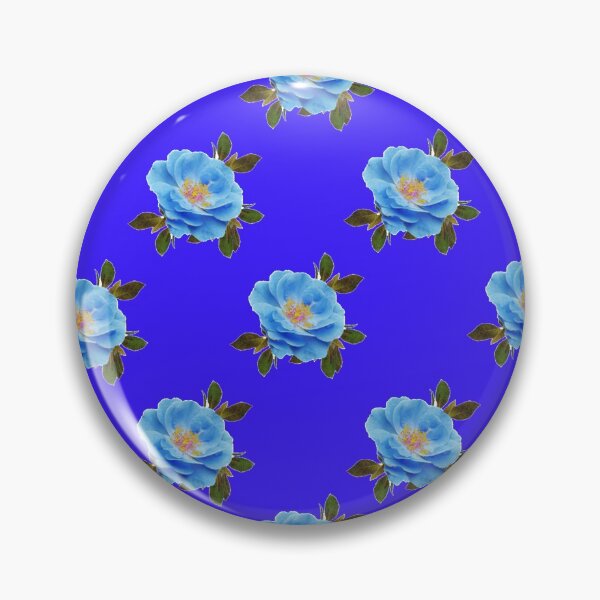 Artikelvorschau, BLAUE ROSENMUSTER KÖNIGLICHES BLAUES ABSTRAKTES MUSTER ART entworfen und verkauft von sharlesart.