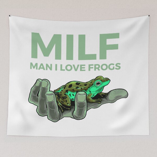 Item preview, MILF, MAN I LOVE FROGS designed and sold by mirajans.