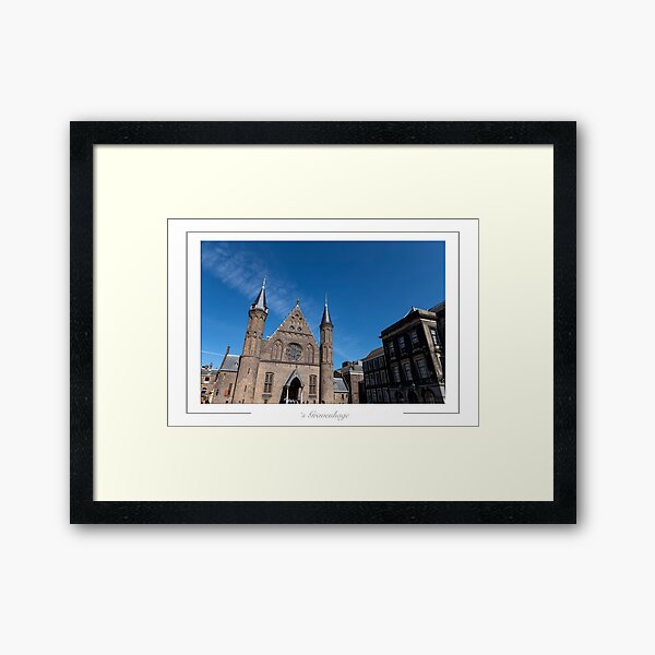 Exterior of the Ridderzaal on the Binnenhof. Framed Art Print