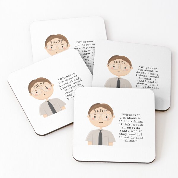 Item preview, The Office Dwight “Idiot” designed and sold by cutermelon.