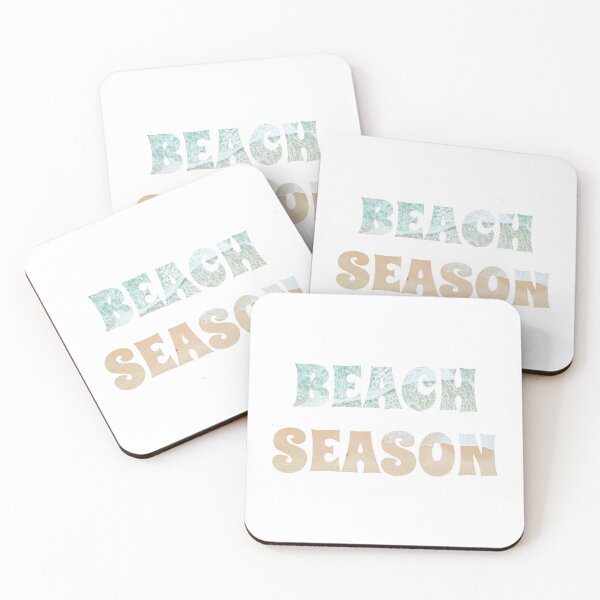 Item preview, Beach season - photograph cut into words designed and sold by NoCoastShop.