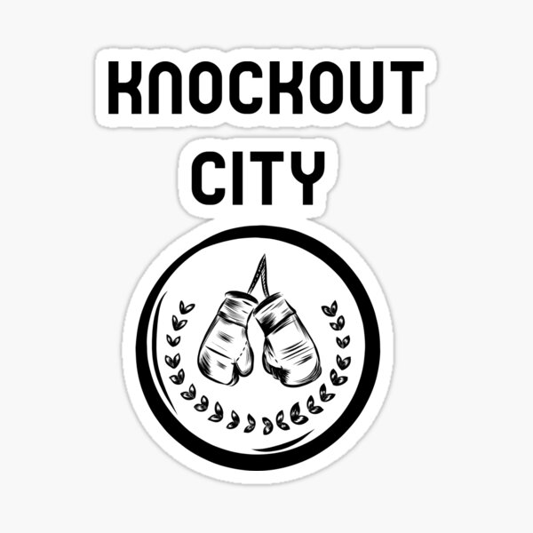 Knockout City Logo Sticker for Sale by Rúben Fernandes