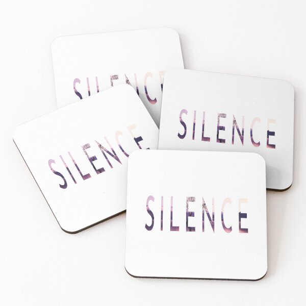 Item preview, Silence - photograph cut into word designed and sold by NoCoastShop.