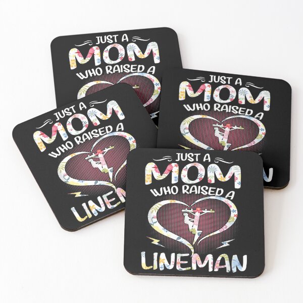 Item preview,  Just A Mom Who Raised A Lineman ,  Mother's Day Gift  designed and sold by justbejoker.