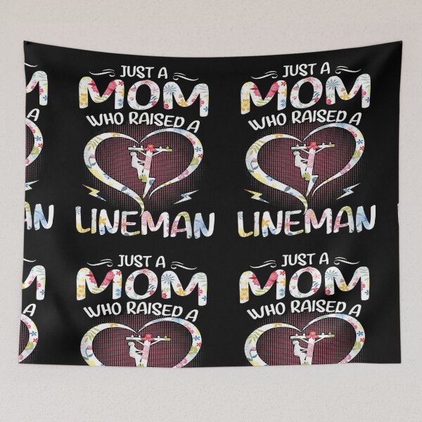 Item preview,  Just A Mom Who Raised A Lineman ,  Mother's Day Gift  designed and sold by justbejoker.