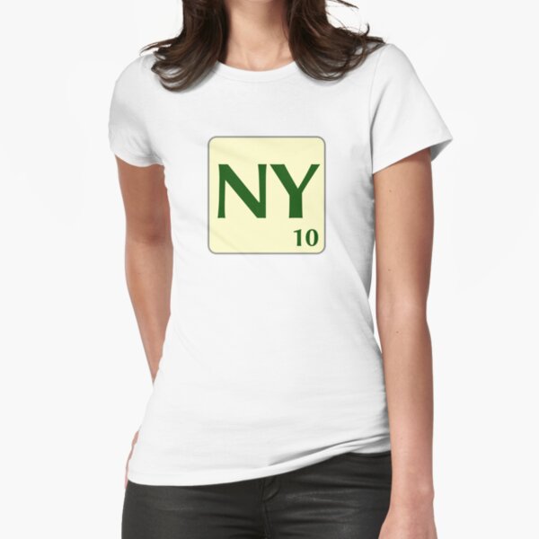 Ficha de Scrabble NY de 10 puntos Camiseta entallada