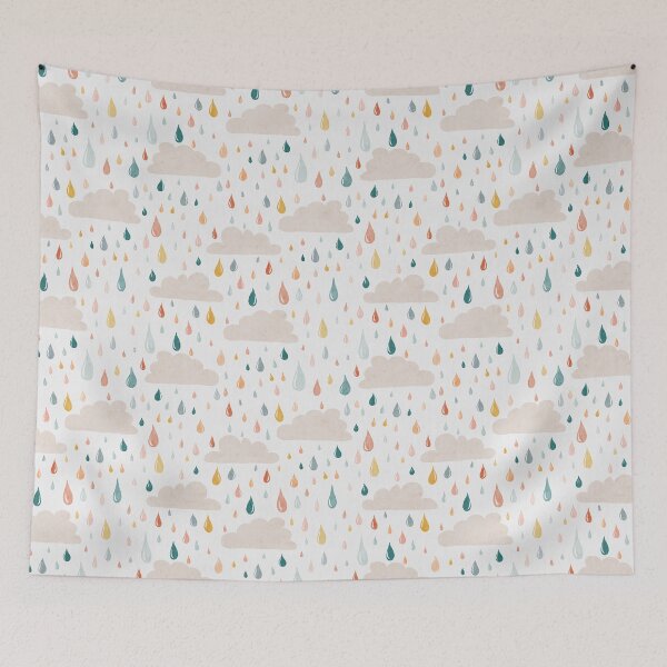 Item preview, Rain and clouds | happy designed and sold by colorlovestory.