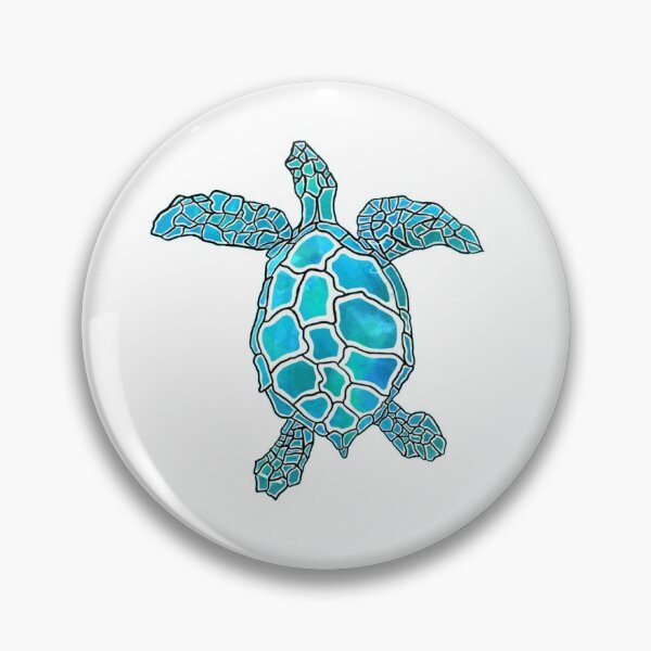Item preview, turquoise turtle  designed and sold by Anna N.