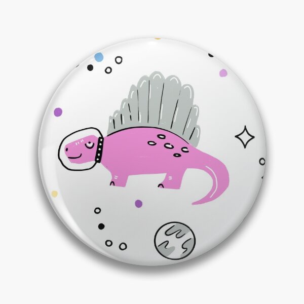 Item preview, Space Dinosaurs Doodle - Purple designed and sold by latheandquill.