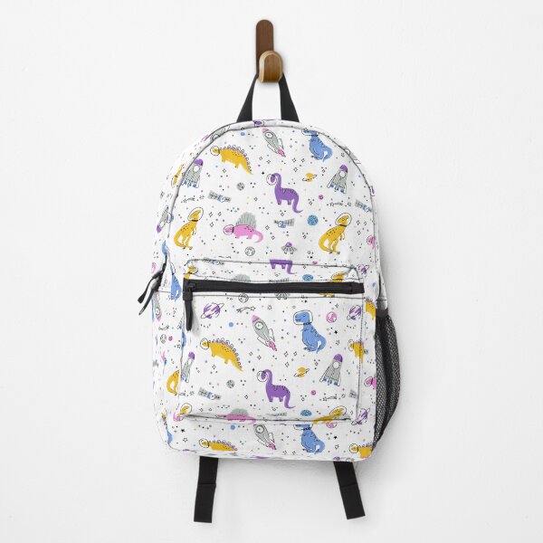 Item preview, Space Dinosaurs Doodle - Purple designed and sold by latheandquill.