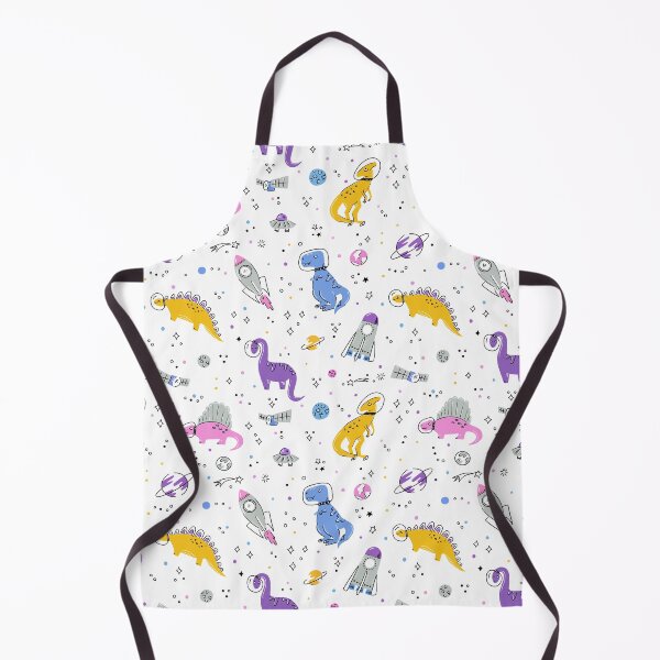 Item preview, Space Dinosaurs Doodle - Purple designed and sold by latheandquill.