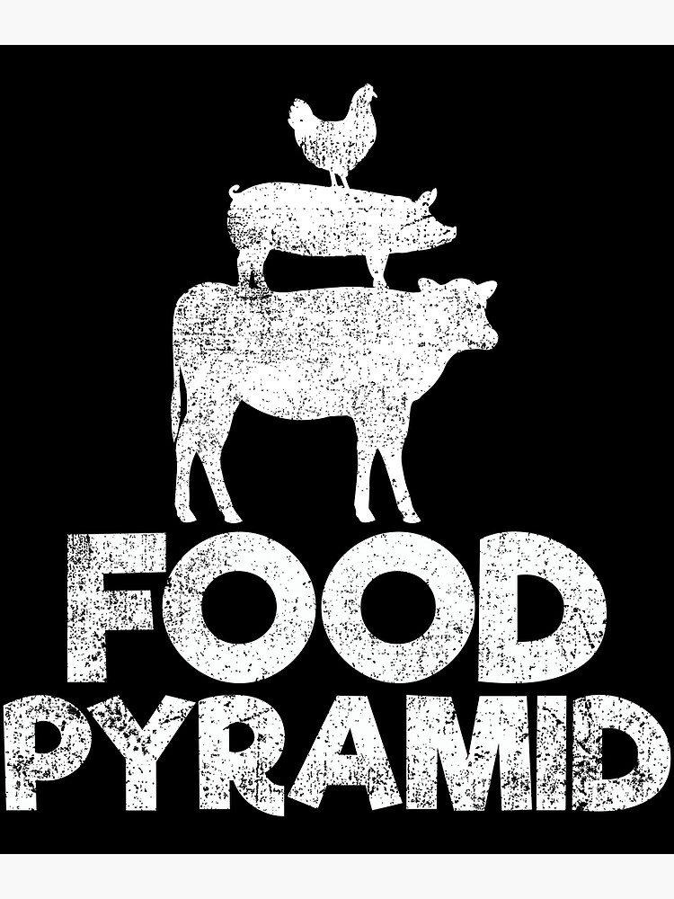 "Meat Eater Cow Pig Chicken BBQ" Poster by Mealla Redbubble