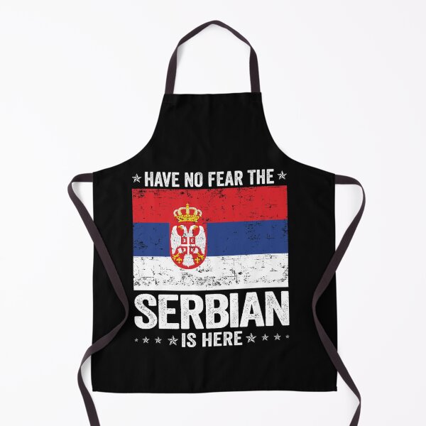 Item preview, Have No Fear The Serbian Is Here  Serbia Flag Design designed and sold by JJDzignsShop.