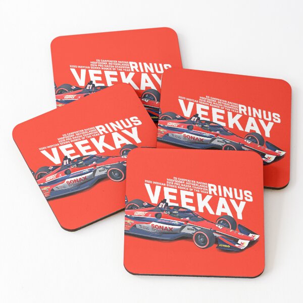 Item preview, Rinus VeeKay 2021 (white on red) designed and sold by pdas1996.