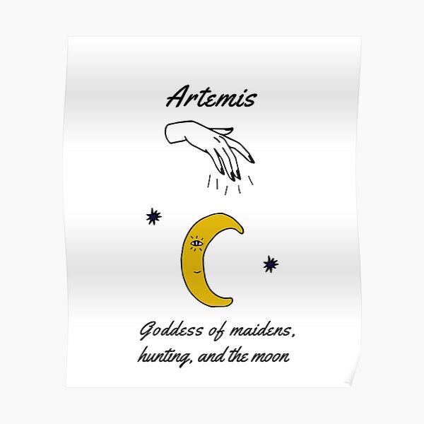 Poster Artemis Redbubble