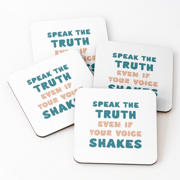 Item preview, Speak the truth even if your voice shakes designed and sold by Bobby Shaftoe.