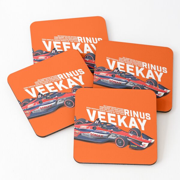 Item preview, Rinus VeeKay 2021 (white on orange) designed and sold by pdas1996.
