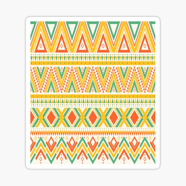 Ethnic Ornaments Sticker