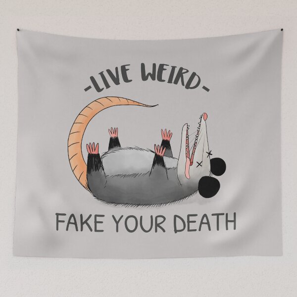 Item preview, Live Weird Fake Your Death designed and sold by thersant.