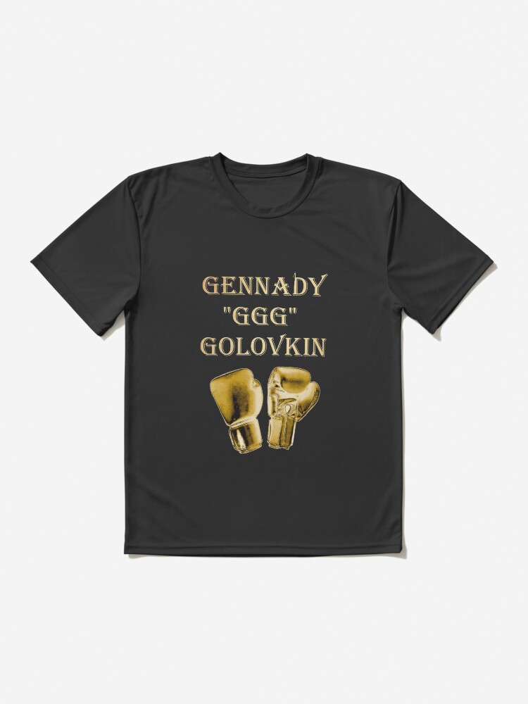 Gennady GGG Golovkin Golden Boxing Gloves Active T Shirt for Sale by OnigiriDoctor Redbubble