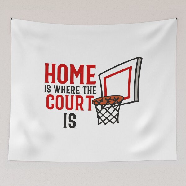 Item preview, 'HOME IS WHERE THE COURT IS' COLLECTION designed and sold by JRM Tees & More Store.