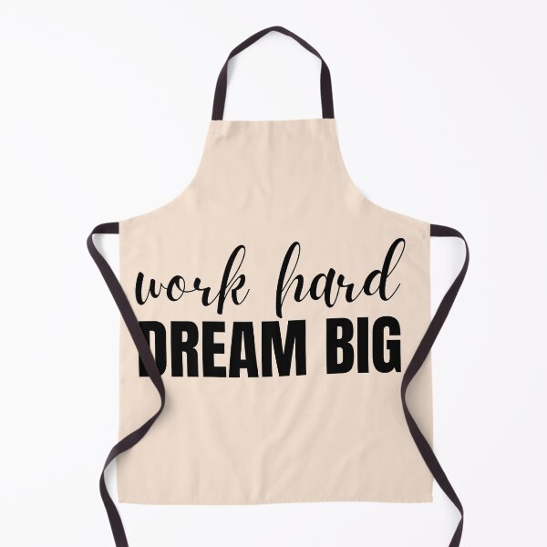 Item preview, Work Hard Dream Big Inspirational Text designed and sold by Trisha Banlasan.