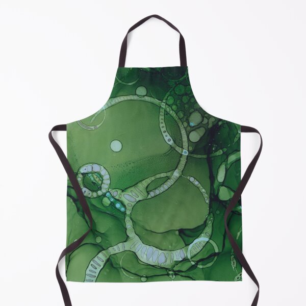 Item preview, Green Earth Raindrops, Water Splash, Abstract Modern Ink designed and sold by trishsierer.