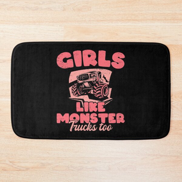 Item preview, Girls Like Monster Trucks Too Drive Rear Wheel Car Women Tee Ride On Travel Driver Race Car Vehicle Garage designed and sold by shirti.