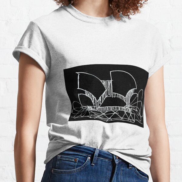 Dana Krystle Sketchbook architecture concepts (6) Classic T-Shirt
