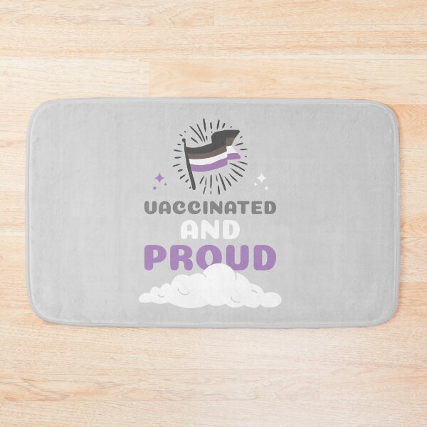 Item preview, Vaccinated and Proud - Asexual Pride designed and sold by ForStrong.