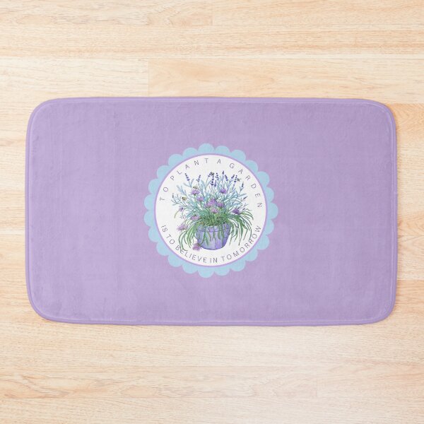 Item preview, Lavender and Chive Gardening quote  designed and sold by MagentaRose.