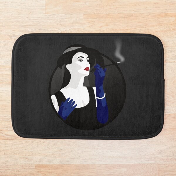 Item preview, Burlesque Girls | Rosalina - Blue & Grey (Dark Background) designed and sold by ladyfacecreates.