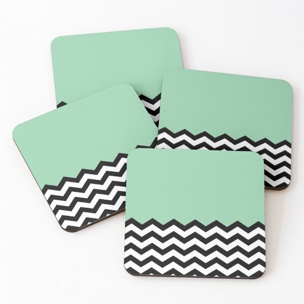 Item preview, Mint Green Chevron designed and sold by OddPop.