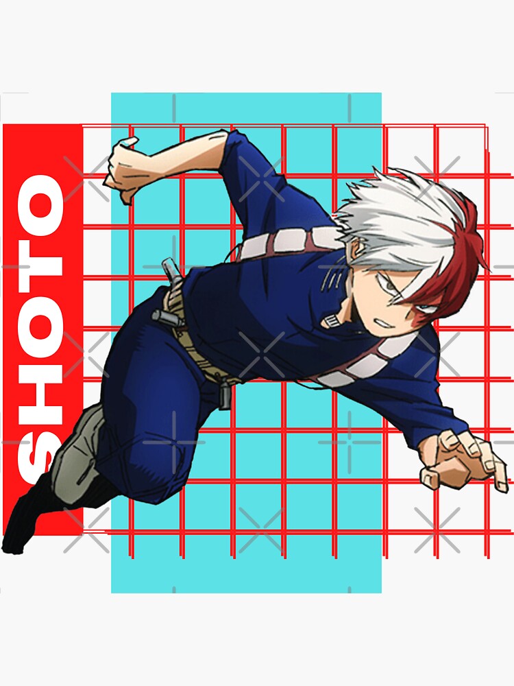 Shoto Todoroki My Hero Academia Sticker For Sale By Chilledtaho