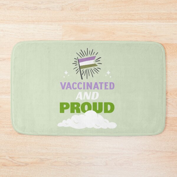 Item preview, Vaccinated and Proud - Genderqueer  designed and sold by ForStrong.