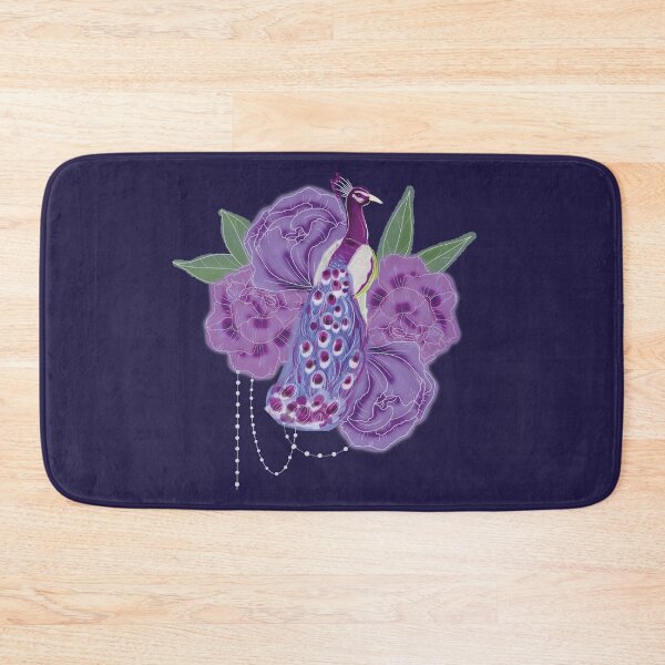 Item preview, Peacock + peonies designed and sold by GF-Creative.