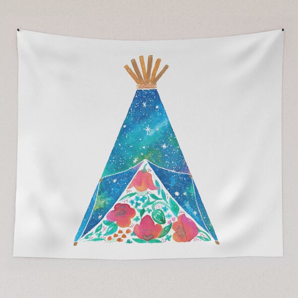 Item preview, stars teepee designed and sold by Andromedastrid.