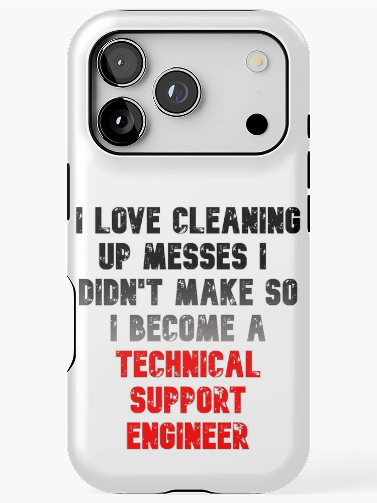 Thumbnail 1 of 4, iPhone Case, Technical Support Engineer designed and sold by Rulaly.