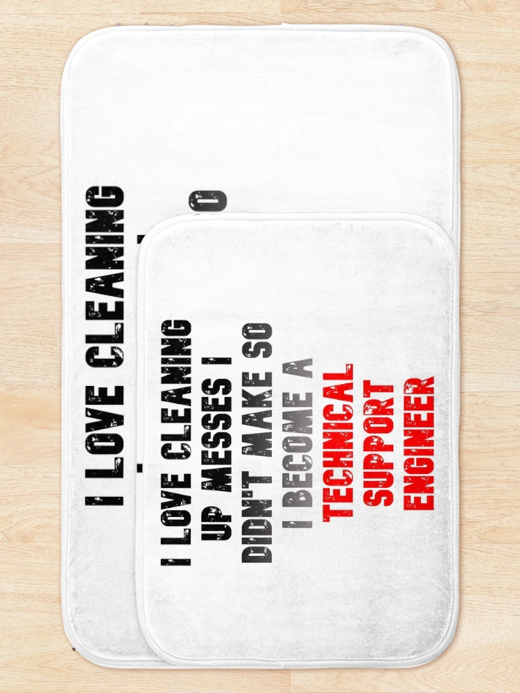 Thumbnail 5 of 6, Bath Mat, Technical Support Engineer designed and sold by Rulaly.