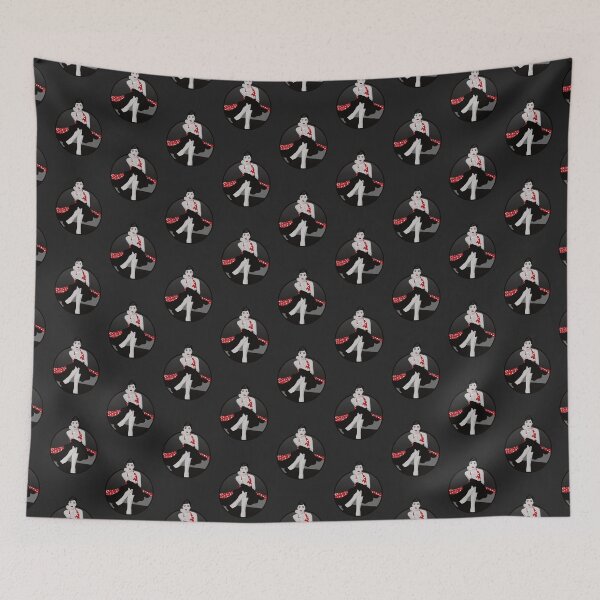 Item preview, Burlesque Girls | Delphine - Red & Grey (Dark Background) designed and sold by ladyfacecreates.