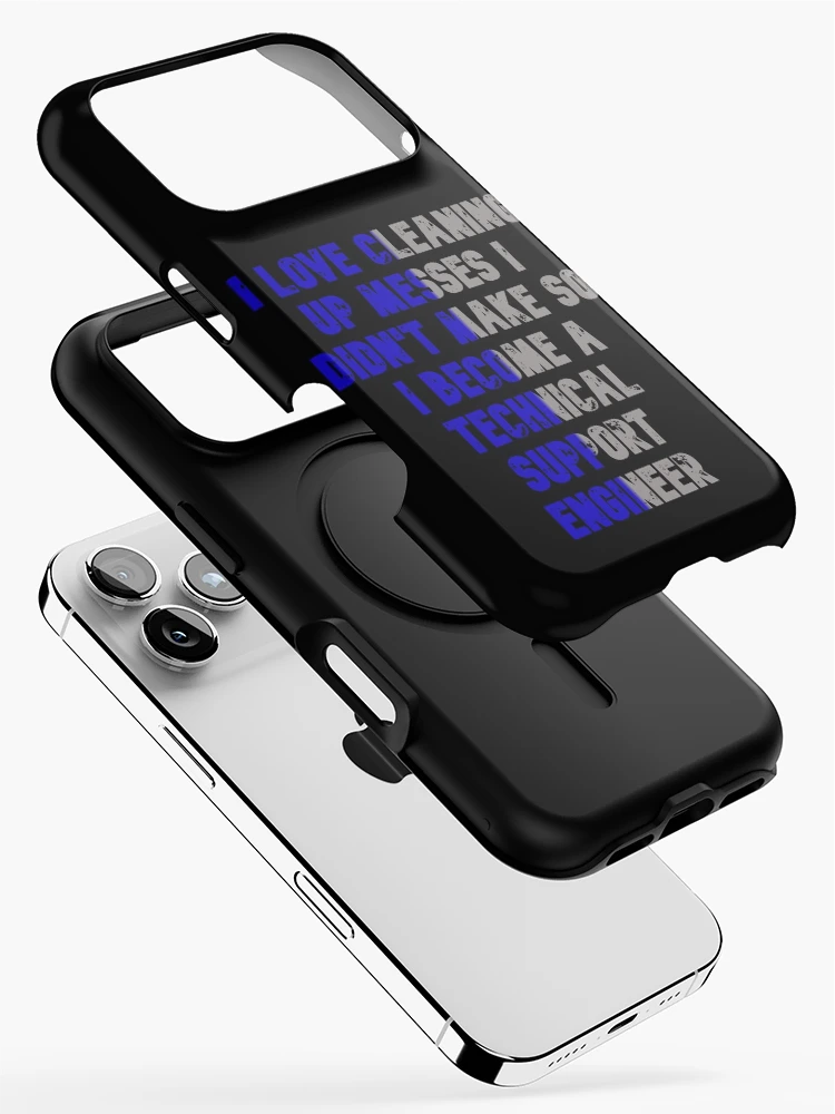 Thumbnail 2 of 4, iPhone Case, Technical Support Engineer designed and sold by Rulaly.