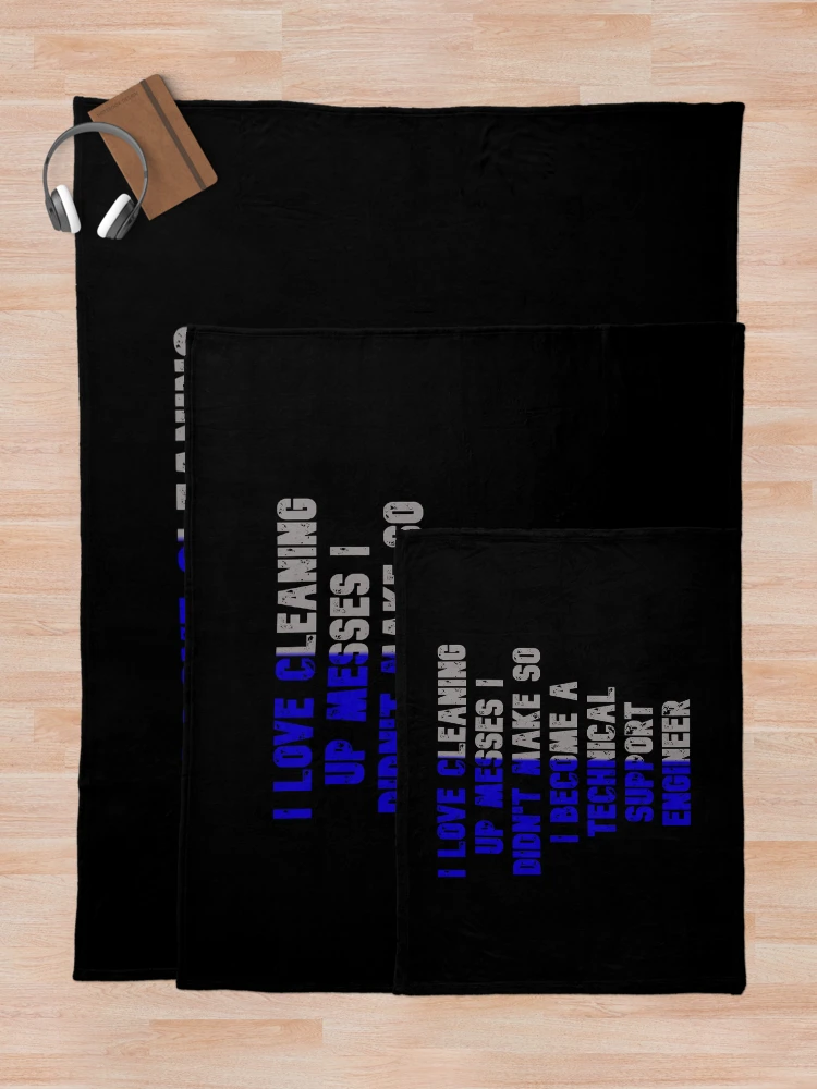 Thumbnail 5 of 6, Throw Blanket, Technical Support Engineer designed and sold by Rulaly.